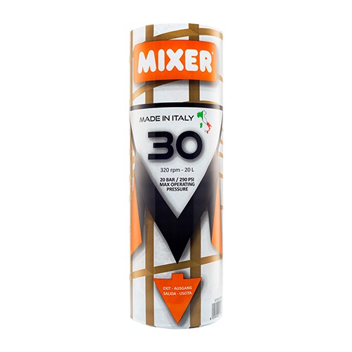 essezeta servizi Una bottiglia di STATORE DRITTO MIXER 30 spray su fondo bianco.