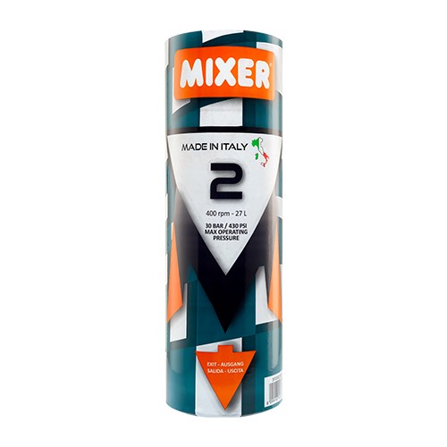 essezeta servizi Un tubetto di vernice STATORE DRITTO MIXER 2 su fondo bianco.