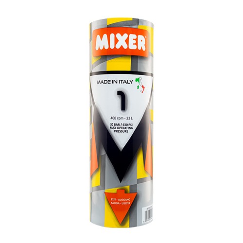 essezeta servizi Una lattina di STATORE DRITTO MIXER 1 su sfondo bianco.