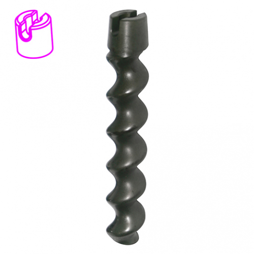 essezeta servizi UN MIXER ROTORE 2 tubo a spirale su sfondo bianco.