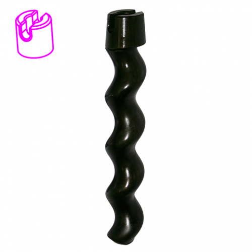 essezeta servizi Un ROTORE MIXER 4 nero con manico rosa.