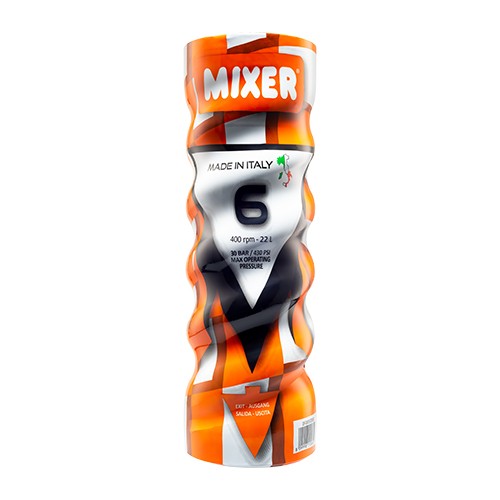essezeta servizi Una bottiglia di STATORE MIXER 6 BOOSTER su sfondo bianco.