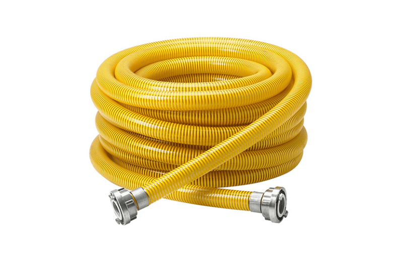 essezeta servizi Un tubo giallo su sfondo bianco.